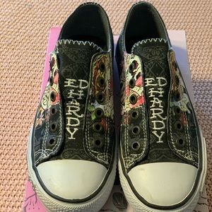 Ed Hardy Slip Ons